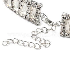 Crystal Rhinestone Choker Necklaces&nbsp;NJEW-L176-01P