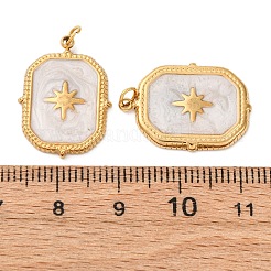 304 Stainless Steel Enamel Pendants&nbsp;STAS-U061-34G-A01