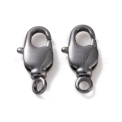 Rack Plating Brass Swivel Lobster Claw Clasps&nbsp;KK-K238-39B-M