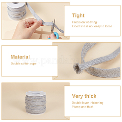 7 Bundles 7 Styles Flat Polycotton Hollow Cord&nbsp;OCOR-BC0006-15