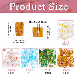 5Bags 5 Colors Glass Chip Beads&nbsp;GLAA-TA0002-40