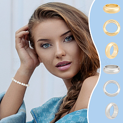 60Pcs 2 Colors 201 Stainless Steel Spacer Beads&nbsp;STAS-UN0055-07