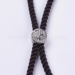 Nylon Twisted Cord Bracelet Making&nbsp;MAK-F018-10P-RS