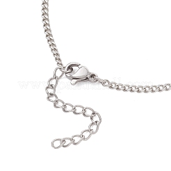 304 Stainless Steel Capsule Shape Urn Ashes Pendant Necklaces&nbsp;NJEW-JN05730