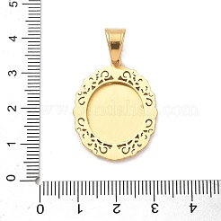 316 Surgical Stainless Steel Rhinestone Pendants&nbsp;STAS-P412-08G
