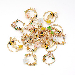 24Pcs 6 Styles Alloy Pendants&nbsp;FIND-TA0004-63