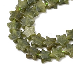 Natural Chinese Jade Beads Strands&nbsp;G-H087-C04-01