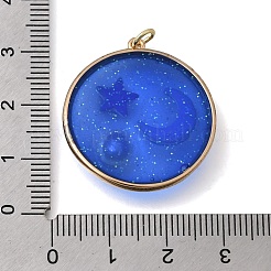Brass Enamel Pendants&nbsp;KK-C255-37G