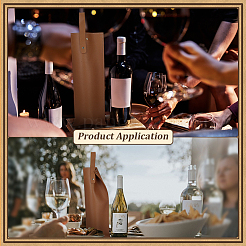 Imitation Leather Single Wine Bottle Tote Bags&nbsp;ABAG-WH0044-85
