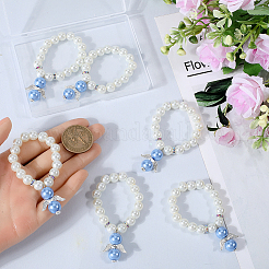 Glass Pearl Beaded Napkin Rings&nbsp;AJEW-SC00030