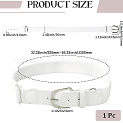 Imitation Leather Elastic Softball Belts&nbsp;AJEW-WH20006-283A