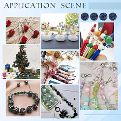 100Pcs Polymer Clay Rhinestone Beads&nbsp;RB-PH0001-40