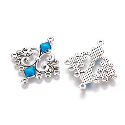 Alloy Enamel Chandelier Component Links&nbsp;ENAM-EA9734Y-4