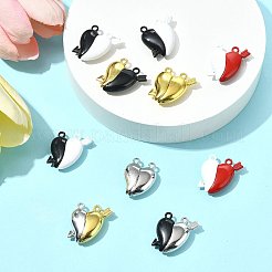 10 Sets Spray Painted Alloy Magnetic Pendants&nbsp;FIND-FS0004-24