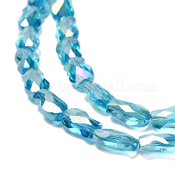 Electroplate Glass Beads Strands&nbsp;EGLA-P066-01A-AB14
