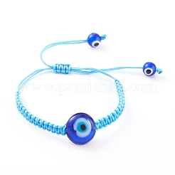 Adjustable Nylon Thread Braided Bead Bracelets&nbsp;BJEW-JB06066