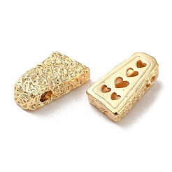 Textured Brass Beads&nbsp;KK-H455-05G