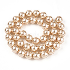 Glass Pearl Beads Strands&nbsp;HY-G002-01E-11