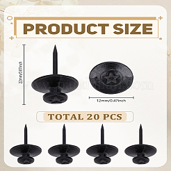 20Pcs Zinc Alloy Push Pins&nbsp;OFST-LP0001-13