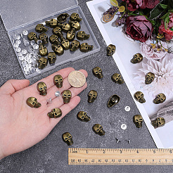 50Pcs Skull Alloy Rivets&nbsp;FIND-PH0062-01A