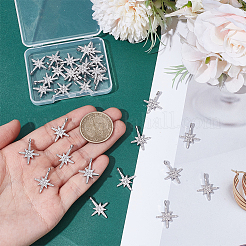 30Pcs Alloy with Rhinestone Pendants&nbsp;FIND-SC0023-34P
