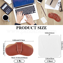 1Pc PU Leather Glasses Case&nbsp;AJEW-CN0006-94H