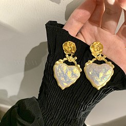Valentine's Day Alloy Dangle Stud Earrings&nbsp;WG75611-01