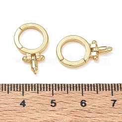 Brass Spring Ring Clasps&nbsp;KK-CBA50B0-31G