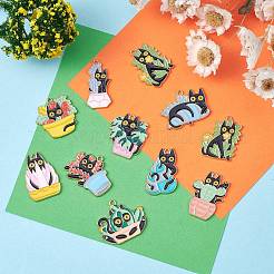 24Pcs 12 Style Alloy Enamel Pandants&nbsp;ENAM-SZ0004-19