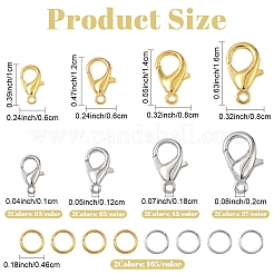 Zinc Alloy Lobster Claw Clasps&nbsp;DIY-YW0017-19