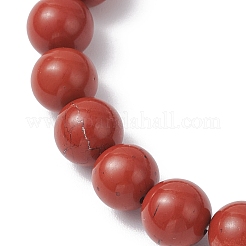 2Pcs 2 Styles Natural Red Jasper Beads Bracelets&nbsp;BJEW-JB12200