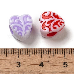 Opaque Acrylic European Large Hole Beads&nbsp;OACR-E039-12
