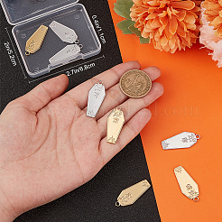 12Pcs 2 Colors Halloween 304 Stainless Steel Pendants&nbsp;STAS-BBC0005-35