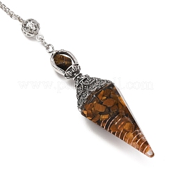 Resin Cone Pointed Dowsing Pendulums&nbsp;GG-CBA040B-03P-02