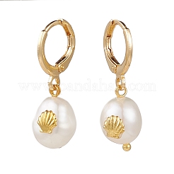 Brass Huggie Hoop Earrings&nbsp;EJEW-JE04433