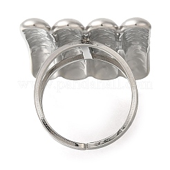 304 Stainless Steel Ring for Women&nbsp;RJEW-I106-04P