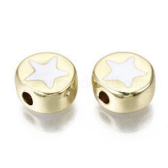 Alloy Enamel Beads&nbsp;ENAM-S122-031-RS