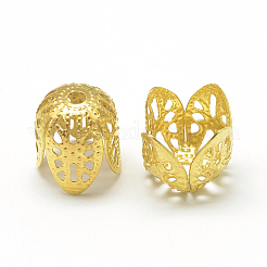 Plated Iron Bell Filigree Bead Caps&nbsp;IFIN-S696-67G