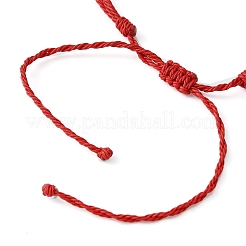 Waxed Polyester Cords Multi-strand Bracelet&nbsp;BJEW-JB09632