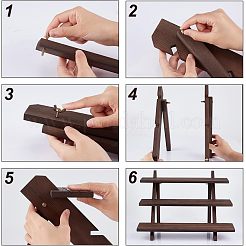 DIY 3 Tier Wooden Display Riser Kit&nbsp;ODIS-WH0029-25B