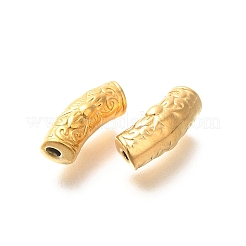 Ion Plating(IP) 304 Stainless Steel Curved Tube Beads&nbsp;STAS-I321-26G