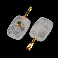 Natural Quartz Crystal Pendants&nbsp;G-P628-01G-10