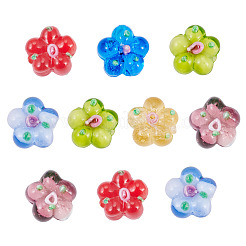 10Pcs Handmade Lampwork Beads&nbsp;LAMP-TADJ0001-01D