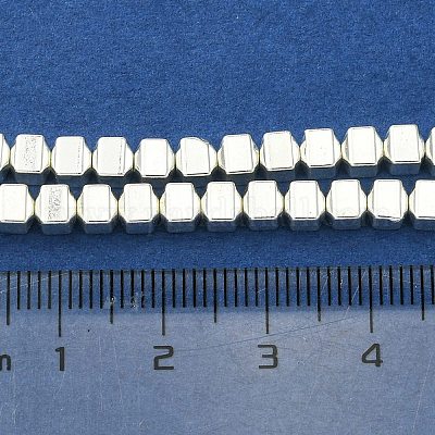 Electroplated Synthetic Non-Magnetic Hematite Beads Strands&nbsp;G-H020-I01-04-1
