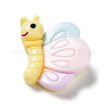 Opaque Resin Cute Insect Cabochons&nbsp;RESI-Q217-01E-1
