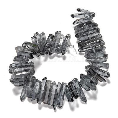 Natural Quartz Crystal Points Beads Strands&nbsp;G-K181-B08-1