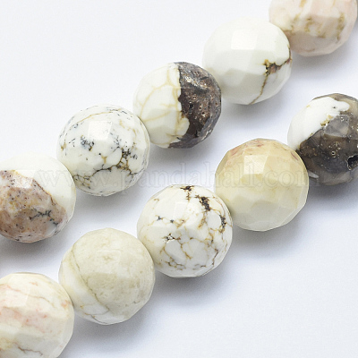 Natural Magnesite Beads Strands&nbsp;G-K226-8mm-01-1