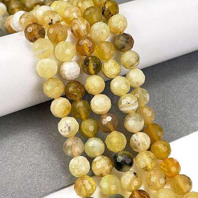 Natural Yellow Opal Beads Strands&nbsp;G-L597-C05-05-1