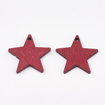 Pear Wood Pendants&nbsp;WOOD-T010-09E-1