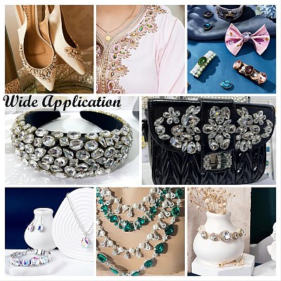 Sew on Rhinestone&nbsp;RGLA-T034-4x15mm-05-1